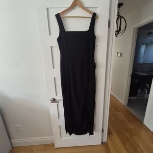 Lulu's Classic Black Maxi Dress